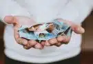 two Euro banknotes